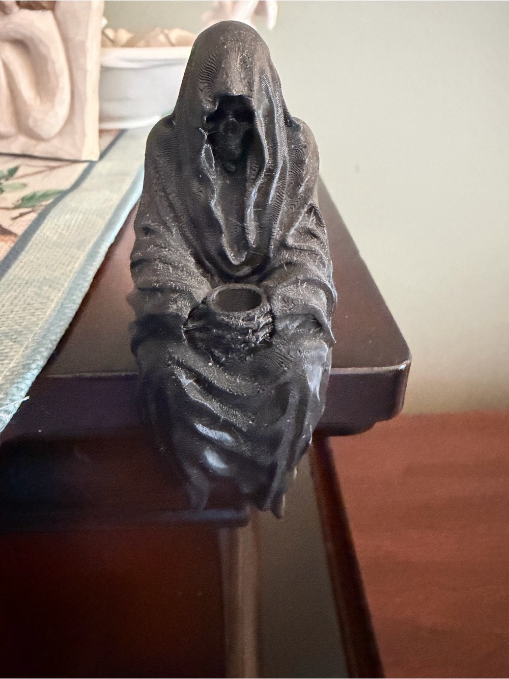 3D Black Grim Reaper Shelf Sitter